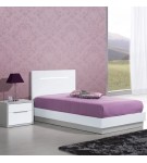 Cama Individual Viena - Cinza/Branco