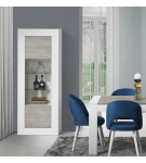 Cristaleira Madrid - Branco/Stone