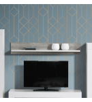 Prateleira Madrid - Branco/Stone 155 cm