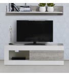 Base TV Madrid - Branco/Stone