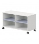Estante TV Play - Branco/Azul