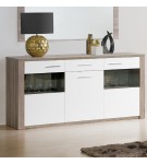 Aparador Paris - Cinza/Branco