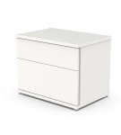Mesa de Cabeceira Chiado - Branco/Carvalho